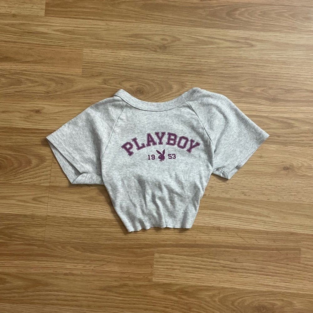 cute playboy baby tee small